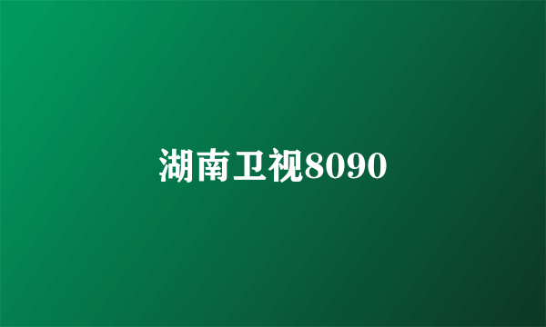 湖南卫视8090