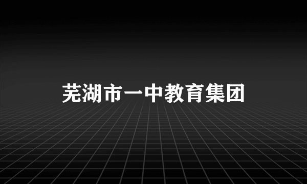 芜湖市一中教育集团