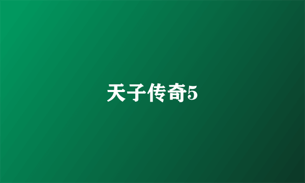 天子传奇5