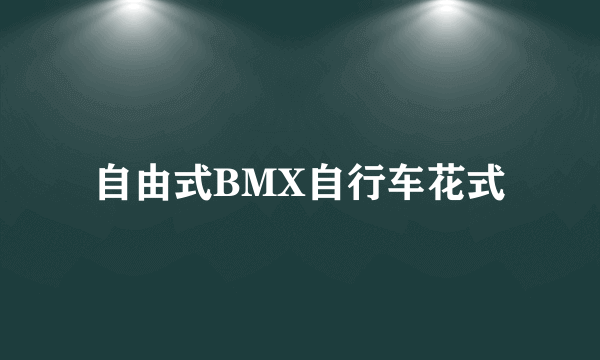 自由式BMX自行车花式