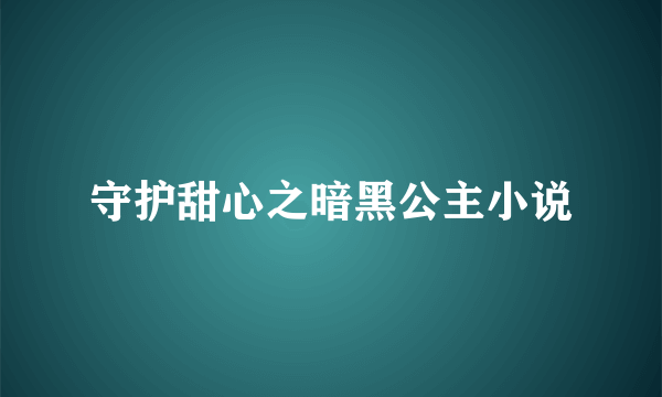 守护甜心之暗黑公主小说