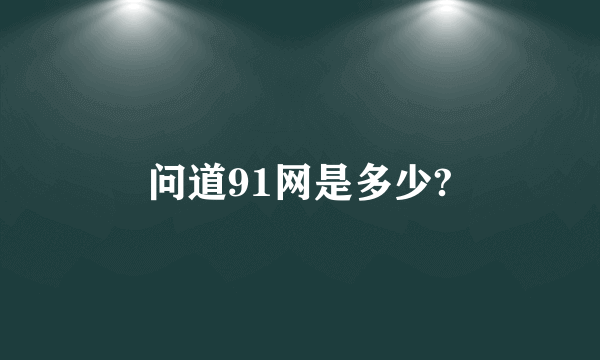 问道91网是多少?