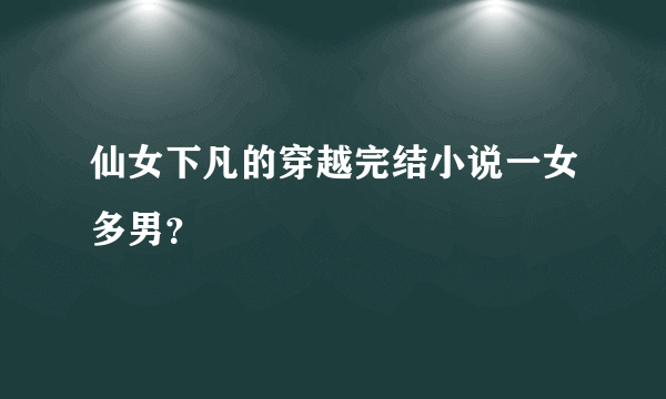 仙女下凡的穿越完结小说一女多男？