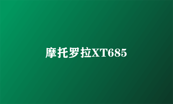 摩托罗拉XT685