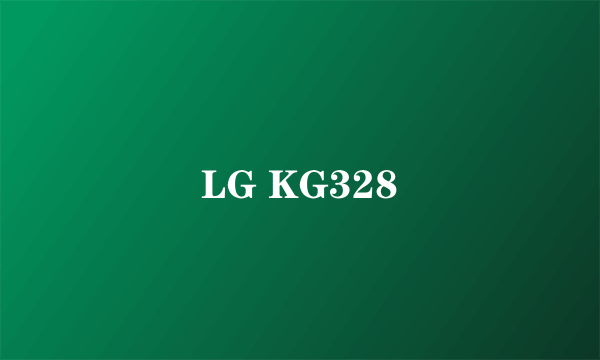 LG KG328