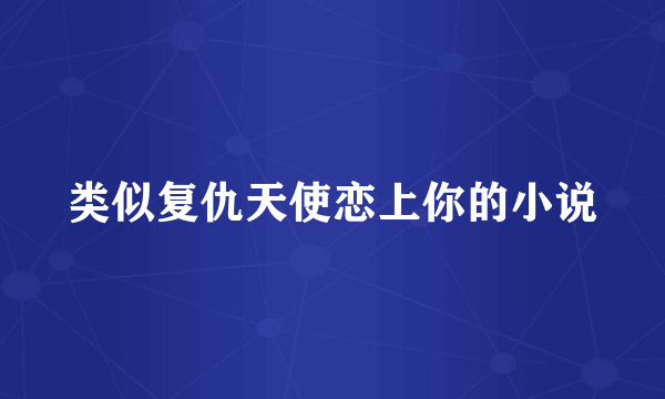 类似复仇天使恋上你的小说