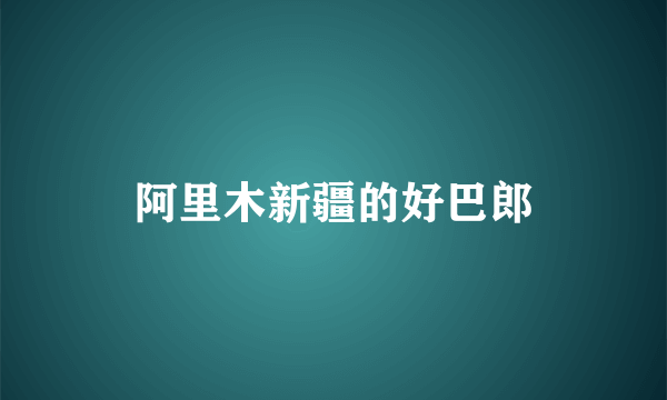 阿里木新疆的好巴郎