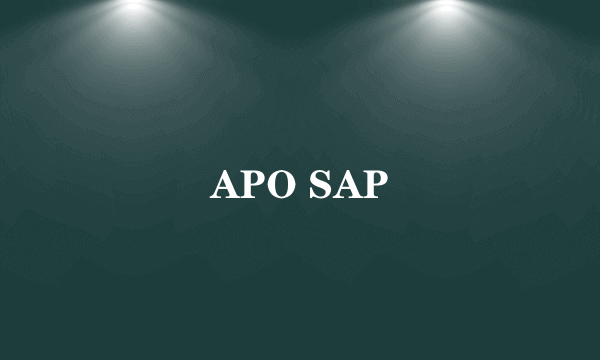 APO SAP