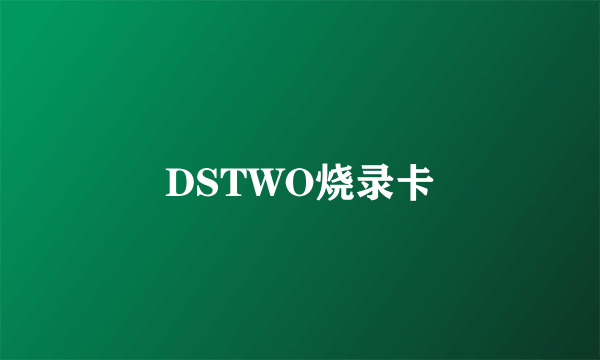 DSTWO烧录卡