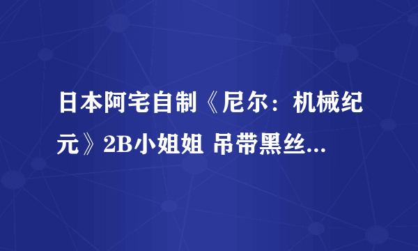 日本阿宅自制《尼尔：机械纪元》2B小姐姐 吊带黑丝妙不可言！