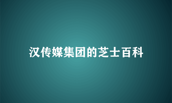 汉传媒集团的芝士百科