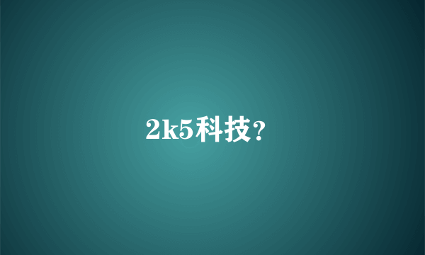 2k5科技？