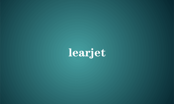 learjet