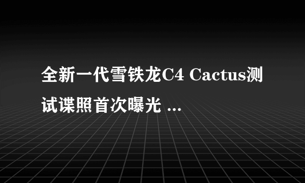 全新一代雪铁龙C4 Cactus测试谍照首次曝光 形似小号宝马X6