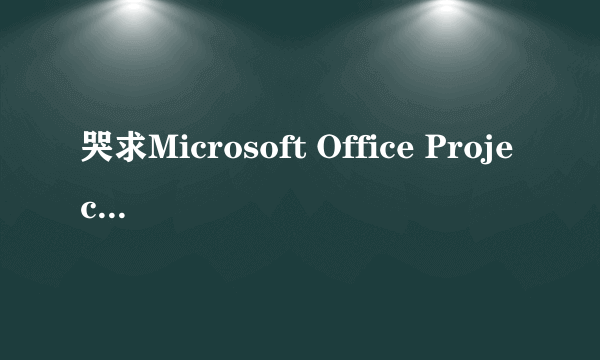 哭求Microsoft Office Project Server 2007 序列号