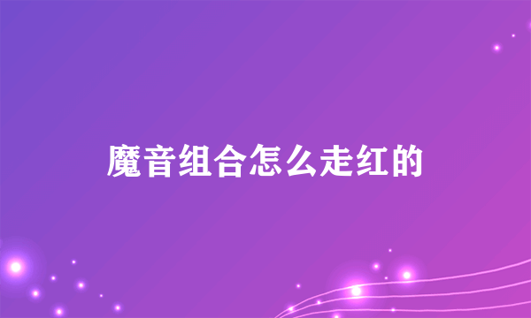 魔音组合怎么走红的