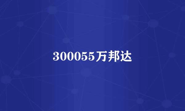 300055万邦达