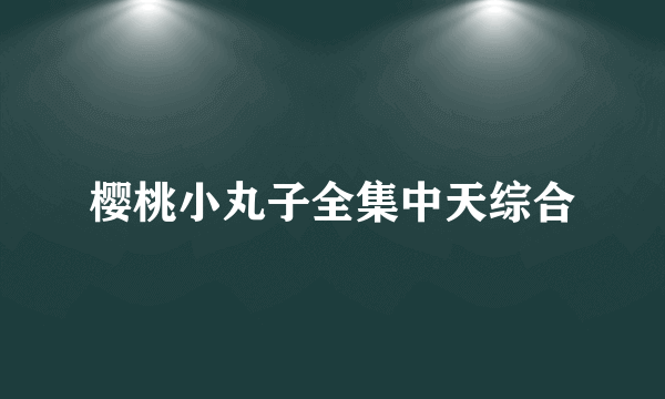 樱桃小丸子全集中天综合