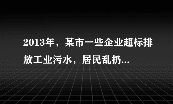 2013年，某市一些企业超标排放工业污水，居民乱扔乱倒生活垃圾，煤矿烟尘和汽车尾气造成的混合型污染，使酸雨和二氧化硫污染面积扩大，水污染严重，群众呼声强烈。该市政府积极回应群众呼声，采取措施，控制污染，保护环境；制定行政法规，严格执法；加大科普宣传力度，增强市民环保意识。 （1）上述材料是如何体现政府坚持对人民负责原则的？（6分） （2）简要说明该市政府上述行为的政治学依据。（5分）