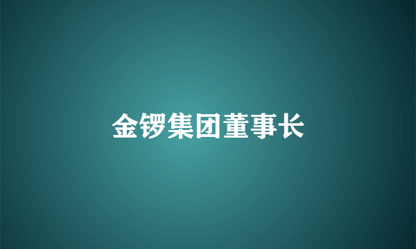 金锣集团董事长