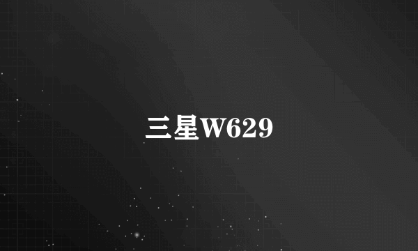 三星W629