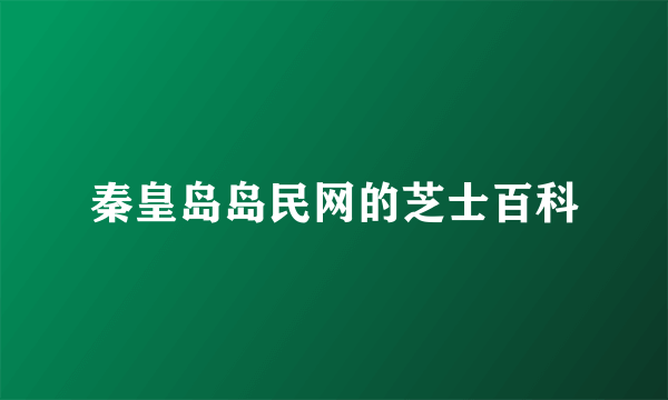 秦皇岛岛民网的芝士百科