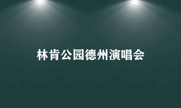 林肯公园德州演唱会